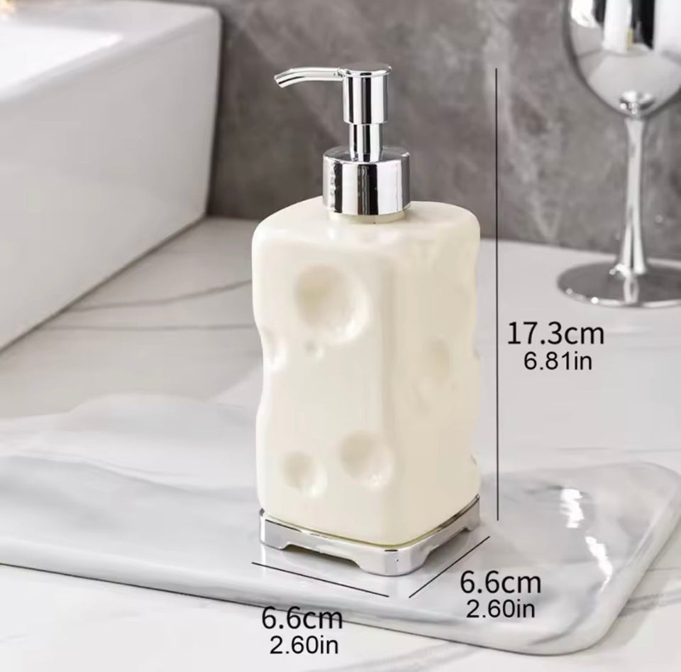 Reusable Plastic Bathroom Soap Dispenser, Press Type Refillable Wash Dispenser Bottle, Leakproof Clear Hand Pump Dispenser, Kitchen Bathroom Countertop Soap Containers