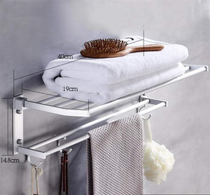 Wall-Mounted Double Layer Rack