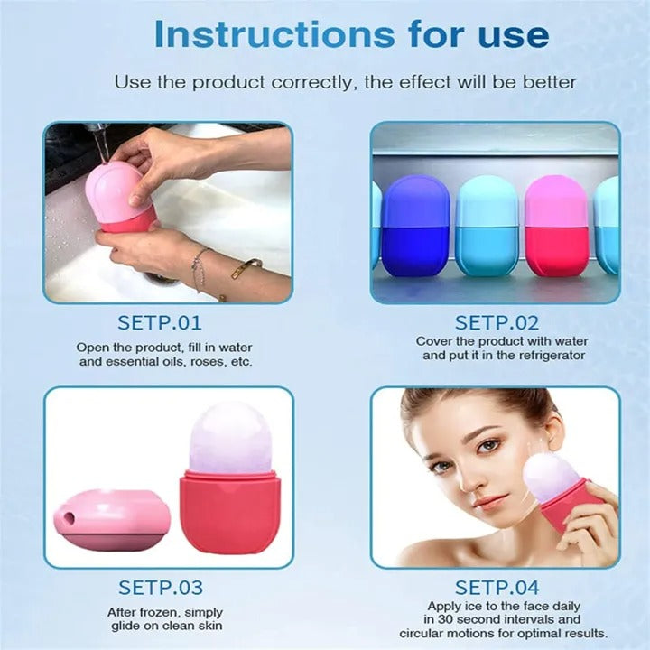 Silicone Face Ice Roller