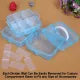 Jewelry box/ organizer with (4 layers 25 section) transparent, multipurpose stackable (Dimension length 22 cm, width 16.5 cm height 18.5 cm)