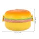 Burger Shape Lunch Box for Kids - Lunch Box for Kids, Tiffin Box, Lunch Box Leak Proof Plastic Lunch Box, Lunch Box with Compartments (Multicolor)