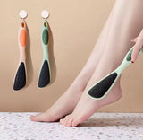 Double Sided Foot File Callus Remover, Dual sided Pedicure Trimmer With Long Handle, Portable Foot Dead Skin Remover Care Tool, Hard Skin Removers, Callus Dead Skin Remover, Anti Slip Handle Pedicure Tool