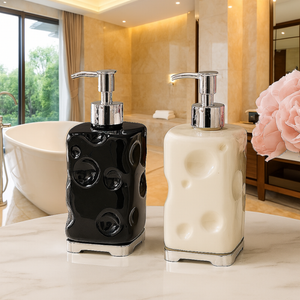 Reusable Plastic Bathroom Soap Dispenser, Press Type Refillable Wash Dispenser Bottle, Leakproof Clear Hand Pump Dispenser, Kitchen Bathroom Countertop Soap Containers
