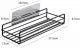 Bathroom kitchen Punch Corner Frame Shower Shelf Wrought Iron Shampoo Storage Rack Holder bathroom accessories