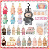Figurine Model Have a Seat Labubu Plush Figure Keychain V.3Series Sitting Party Labubu Model Sitting Posture Kawaii Labubu Have a Seat Toy Kids