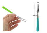 Pack Of 6 Stainless Steel Fruit Fork, Decorative Fork for Appetiser, Creative Tableware Fruit Fork, Stainless Steel Kids Food Pick