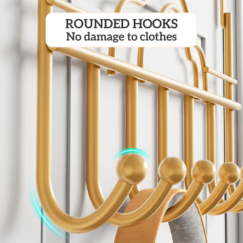 Over the Door Hanger Rack-Gold