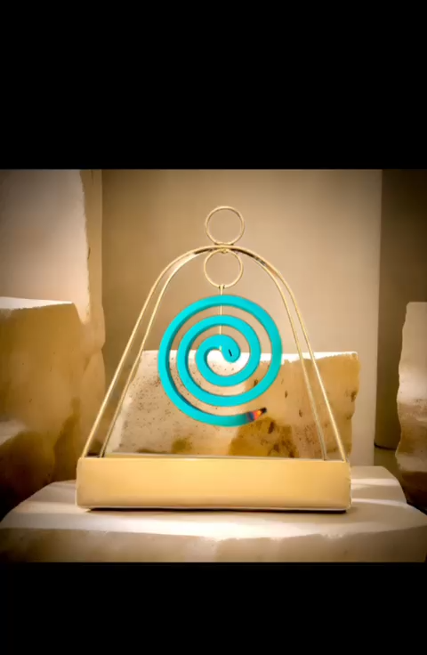 Iron Insect Mosquito Coil Holder Retro Innovative Home Incense Sandalwood Mosquito Repellent Coil