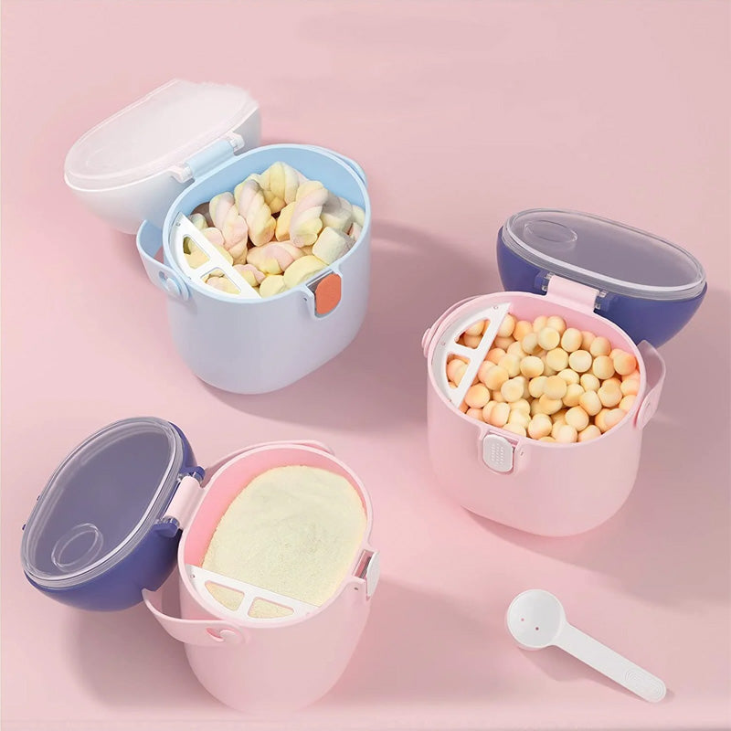 Portable Baby Food Container With Scoop