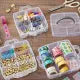 multi layer organizer with (2,3 and 4 layers 24 section) transparent, multipurpose stackable (Dimension length 10 in cm, width 6.5 cm height 21 cm)