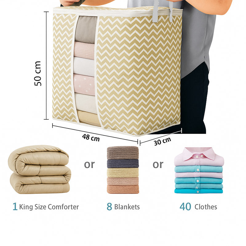 Blanket / Storage Bag White Stripe