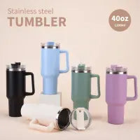 Stanley-Quencher H2.0 Flowstate Stainless Steel 40 OZ Vacuum Insulated Cup, Tumbler, Mug with Lid -Stainless Steel - BPA free, Cup, Mug, Car Mug - Stanley - Tumbler -Travel Partner - Best Gift - Coffee Mug - Gym Bottle - Hot & Cold