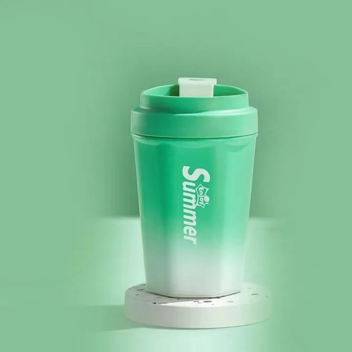 500ml Glass Coffee Mug With Leakproof Lid – Insulated Hot & Cold Coffee Cup l Glass Coffee Mug With Insulated Leakproof Lid – Keeps Drinks At The Perfect Temperature