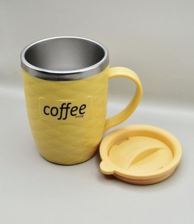 Hot & Cold Double Wall Mug Stylish, Sustainable, And Temperature Retaining l ECoSip 400ML Double Wall Mug Keep Your Beverages Hot Or Cold In Style