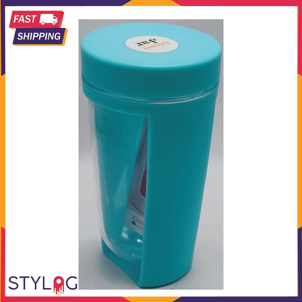 1Pc Protein Shaker Bottle Sport Water Cup With Lid Leak Proof Drinking Tumbler Shaking Flask 600Ml